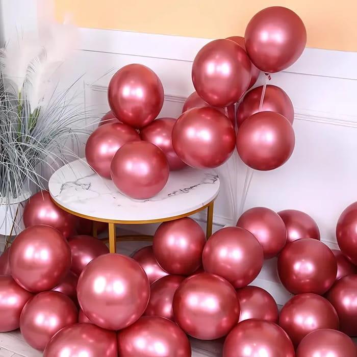 Balony urodzinowe metaliczne czerwone 30cm 100szt-5a482abaf98ec965899412506b0712d6