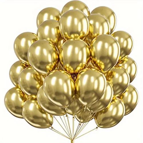 Balony urodzinowe metaliczne złote 30cm 100szt-1056ff443a9c69a90f18922d6c27af2f