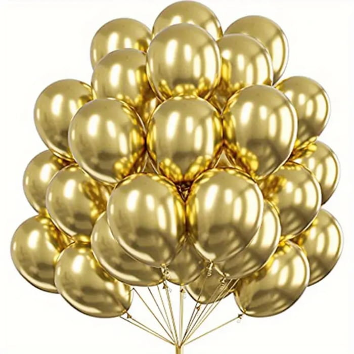 Balony urodzinowe metaliczne złote 30cm 100szt-1056ff443a9c69a90f18922d6c27af2f