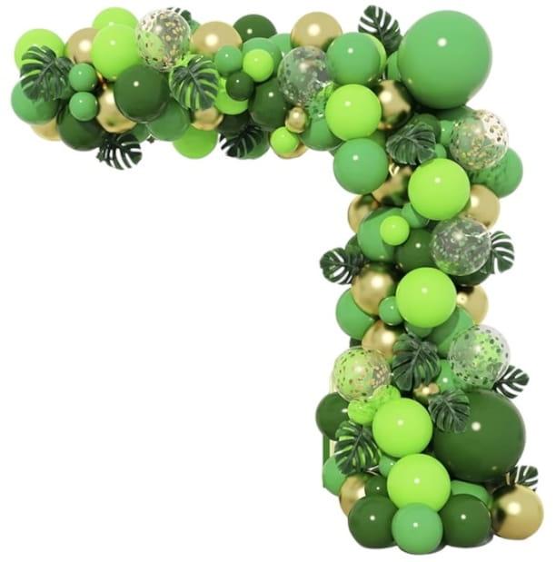 Girlanda balonowa zielona zestaw 122szt balony taśma-d1203de66c91e15c772e9d2273ac1f3f