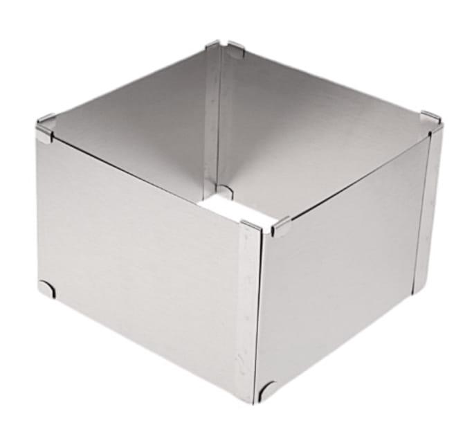 Rant regulowany wysoki 10cm prostokątny 15x15/28x28cm forma blacha do pieczenia-23fb8853b475cf50bb32783480d1fae3