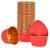 50szt Papilotki do muffin babeczek kubeczki czerwono złote 50x40 mm-086df34364822ed90c3f684b38baae68
