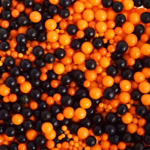 Posypka cukrowa 50g Pomarańczowo Czarna HALLOWEEN konfetti-5ebef9bd383fc5e5ad464c5070f2c6ac