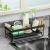 Organizer do kuchni łazienki metalowy z ociekaczem czarny stojak-bed3f201cd8f80ecac4968ae90deb251