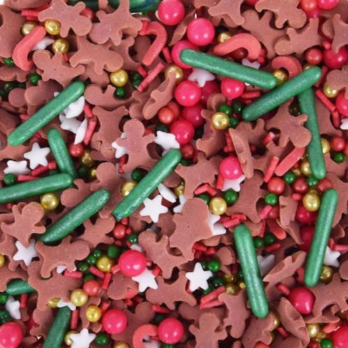 Posypka cukrowa 50g GINGERBREAD COOKIE konfetti-f040a94f7595f72dea2dee92b13592b6