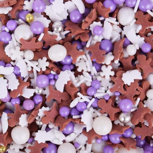 Posypka cukrowa 50g COOKIE SNOWFLAKES konfetti-c82603c197da19c112764f035793d192