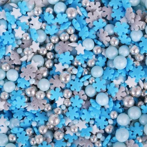 Posypka cukrowa 50g SWEET SNOWFLAKES konfetti