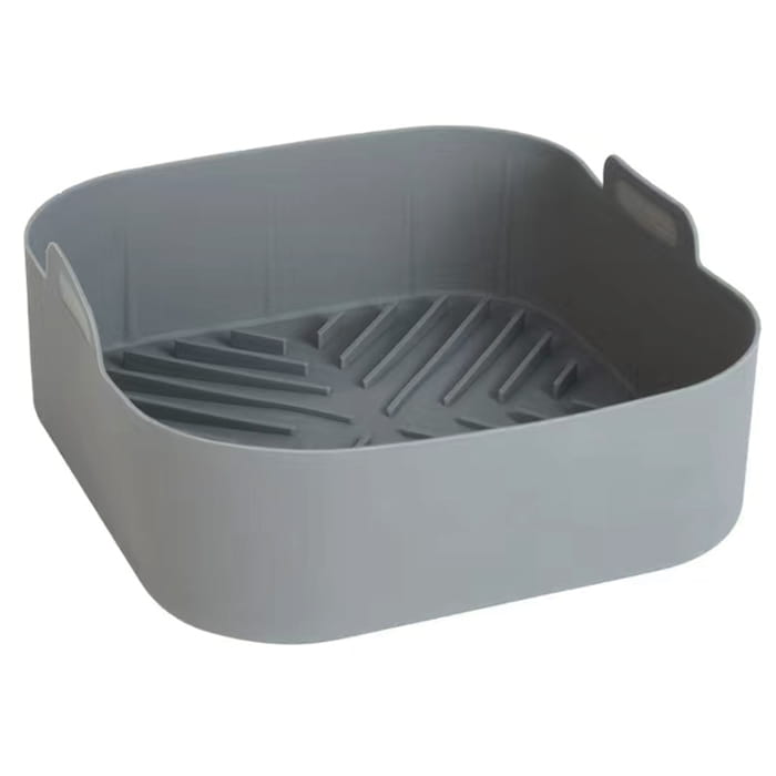 Wkład silikonowy do frytkownicy beztłuszczowej  wysoki kwadratowy AIR FRYER 20cm forma do pieczenia-3918c6bb9deb59d6675455d7b80697a8