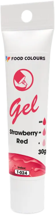 Barwnik spożywczy w żelu TRUSKAWKOWY CZERWONY  30g Food Colours-d1bb7aec958b6edb4017d97249ebb76c
