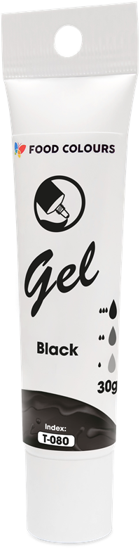 Barwnik spożywczy w żelu CZARNY 30g Food Colours-c15422d77921958a2f049fcc4a161164