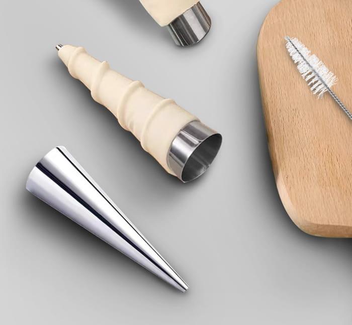 10x Foremki do pieczenia RUREK Z KREMEM rurki XXL 12cm  stal nierdzewna-064b3514a9d94500361d7e4313e4bd26