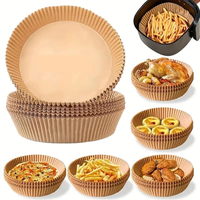 Papier do pieczenia wkład do frytkownicy powietrznej AIR FRYER 16cm/100szt okrągły-938adf5d937aa9039a6779e3bed9de3e