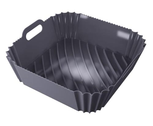 Wkład silikonowy do frytkownicy beztłuszczowej  kwadratowy AIR FRYER 18cm forma do pieczenia-25af341a7033208ffd76ea8027866711