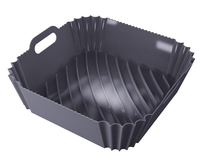 Wkład silikonowy do frytkownicy beztłuszczowej  kwadratowy AIR FRYER 18cm forma do pieczenia-25af341a7033208ffd76ea8027866711
