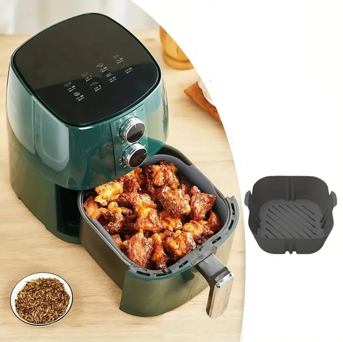Wkład silikonowy do frytkownicy beztłuszczowej AIR FRYER 16cm forma do pieczenia-c468d3a1696d7db6f2767ad344ffa705