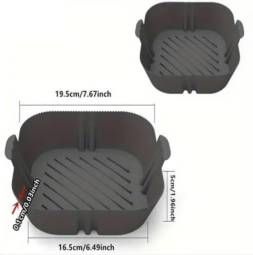 Wkład silikonowy do frytkownicy beztłuszczowej AIR FRYER 16cm forma do pieczenia-1fc6749fd605843de95d14c8b1fc6822