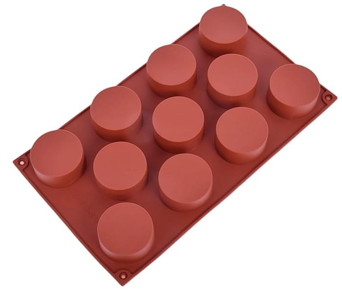 Silikonowa Forma do Monoporcji CYLINDER 50xh30mm 11 Gniazd  Desery Musy-fe1bfad5cdbbab54305b60c3fc55372d