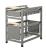 Organizer kuchenny z 2 wysuwanymi koszami  stalowy 24,5x39x42cm-55087a001eb398618780fbe7f74a5e91