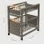 Organizer kuchenny z 2 wysuwanymi koszami  stalowy 24,5x39x42cm-bf4105da959178dc30181fa81f42c3f3