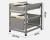 Organizer kuchenny z 2 wysuwanymi koszami  stalowy XL 29,5x39x42cm-0e91070354b2e8e07949c6d876c78821