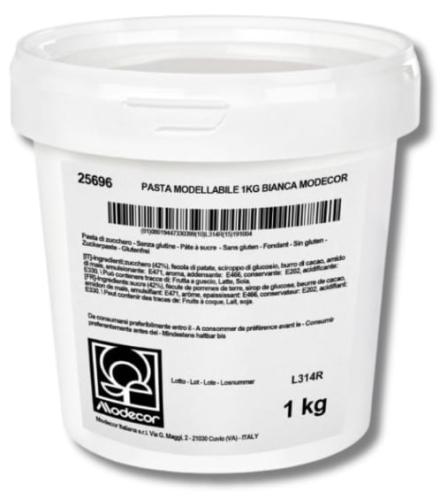 Masa cukrowa do modelowania figurek BIAŁA 1kg MODECOR-e29bf18b107234ede9812237d927d07b
