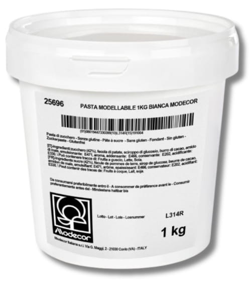 Masa cukrowa do modelowania figurek BIAŁA 1kg MODECOR-e29bf18b107234ede9812237d927d07b