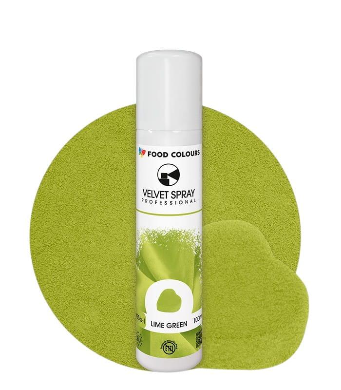 Zamsz w Sprayu ZIELONY JASNY Food Colours Velvet 100 ml Lime Green-0add9d61fd7b5d5d4e0552ff75e54c0a