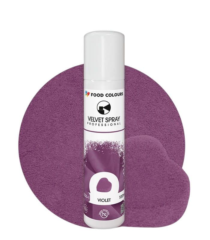 Zamsz w Sprayu FIOLETOWY Food Colours Velvet 100 ml Violet-c0de9fc2a9661f94d895bd720816fd29