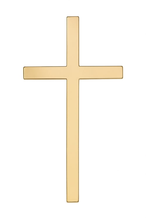 Topper na bok  tortu  KRZYŻ złoty akrylowy 12 cm Komunia Święta-04ec6d09c0fe27ab2a3f935ec6059610