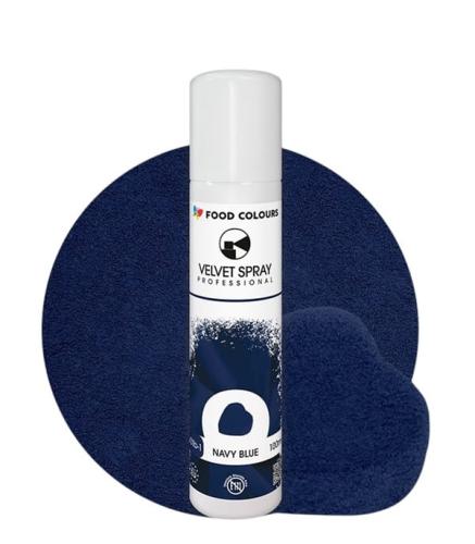Zamsz w Sprayu Granatowy Food Colours Velvet 100 ml NAVY BLUE-98e8b3f387d4d512021a800cd76d7c9a