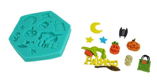 Forma silikonowa HALLOWEEN  DYNIA NIETOPERZ