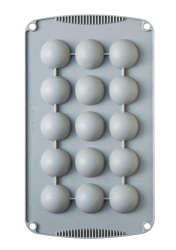 Forma silikonowa do monoporcji  PÓŁKULE KULE 40mm DECORA