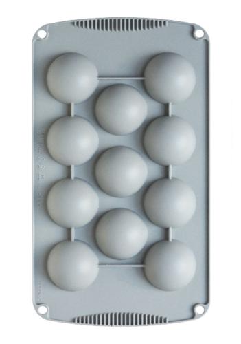 Forma silikonowa do monoporcji  PÓŁKULE KULE 50mm DECORA