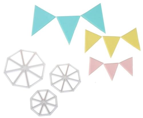 Wykrawacze do masy cukrowej ZAWIESZKI foremki zestaw 3szt