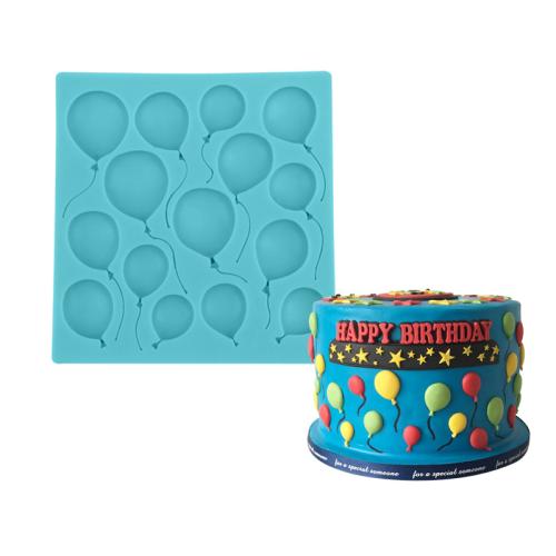 Forma silikonowa do masy cukrowej BALONIKI BALONY