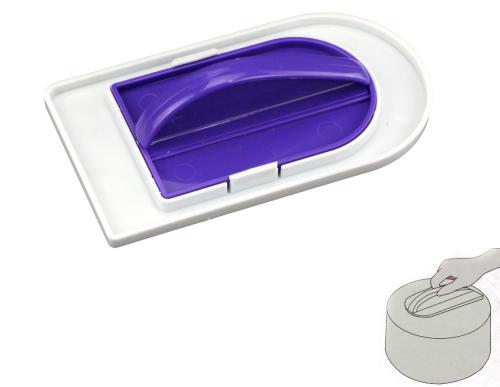 Packa Cukiernicza Zaokrąglona do wygładzania tortu DWUCZĘŚCIOWA