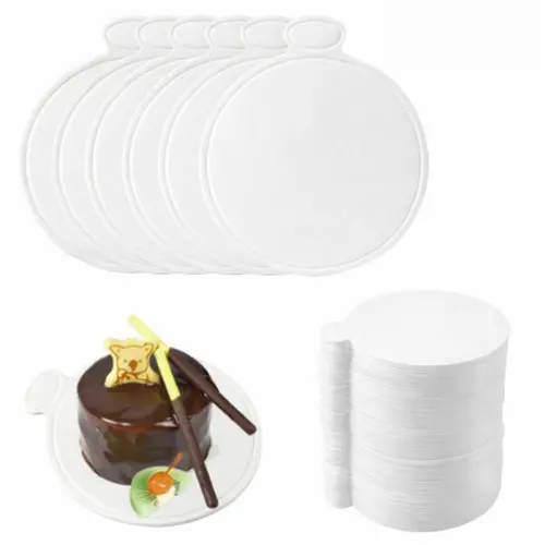 Podkład pod Monoporcje Bankietówka  80mm/ 100szt Podkładki Bankietówki BIAŁE