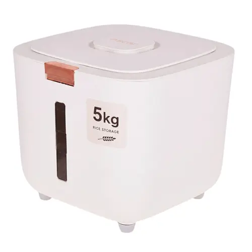 Pojemnik do żywności na ryż mąkę karmę dla zwierząt 5kg szczelny z miarką