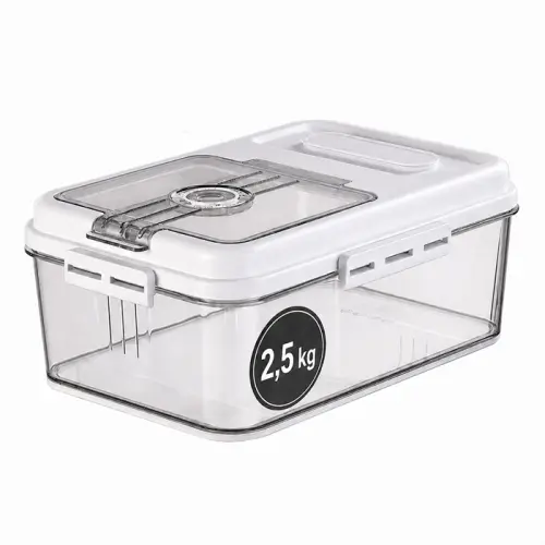 Pojemnik do żywności kaszy ryżu makaronu karmy dla zwierząt 2,5kg z miarką