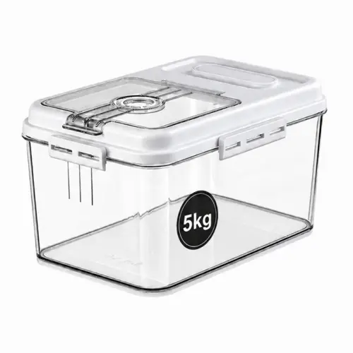 Pojemnik do żywności kaszy ryżu makaronu karmy dla zwierząt 5kg z miarką