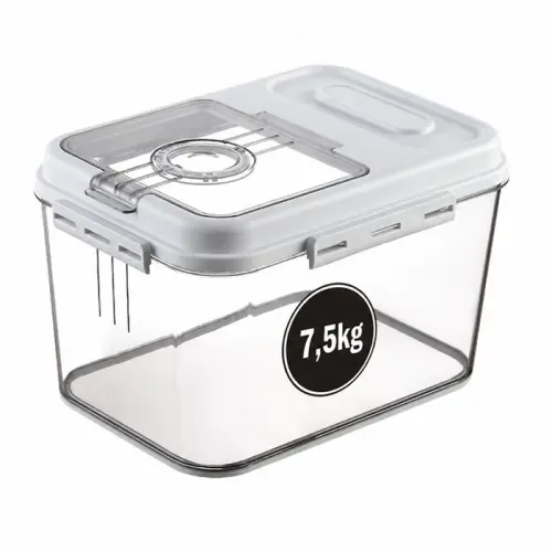 Pojemnik do żywności kaszy ryżu makaronu karmy dla zwierząt 7,5 kg z miarką