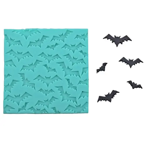 Forma silikonowa do masy cukrowej HALLOWEEN NIETOPERZE ozdoby na tort