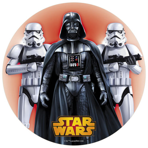 Opłatek na tort GWIEZDNE WOJNY STAR WARS wz1