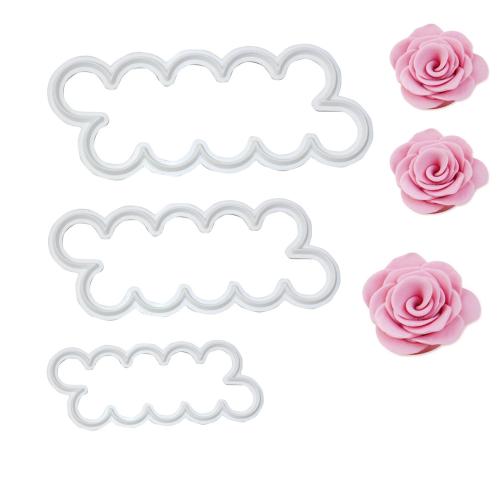 Wykrawacz PROSTA RÓŻA wykrawacze zestaw 3 szt