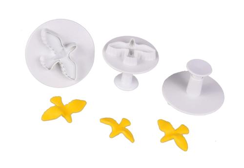 Wycinarka z tłoczkiem  wykrawacz  GOŁĘBIE 3szt foremka