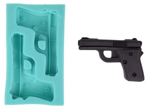 Forma silikonowa do masy cukrowej PISTOLET