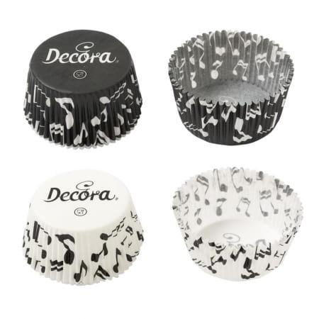 Papilotki Papierowe MUSICAL 50x32 mm DECORA  75 szt 