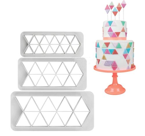 Wykrawacze do masy cukrowej TRÓJKĄTY foremki