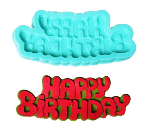 Forma silikonowa HAPPY BIRTHDAY