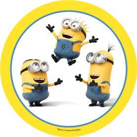 Opłatek na tort MINIONKI MINIONS wz4